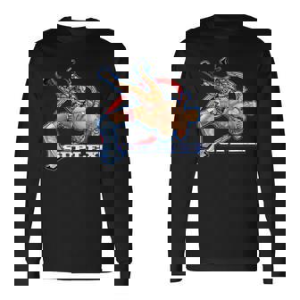 スープレックス プロレスアート 長袖Tシャツ - Kawaiitshirt