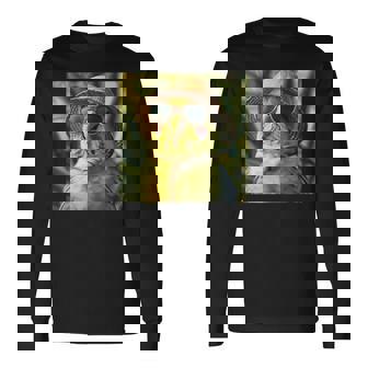 セキセイインコは休暇中、面白い動物、面白いオウム 長袖Tシャツ - Kawaiitshirt