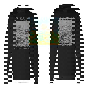 セザンヌ 面白いtシャツ アート 印象派 絵画 メンズ レディース 面白い 服 美術 油彩画 長袖Tシャツ - Kawaiitshirt