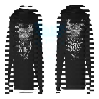 セラフィンの翼で昇天する天使のデザイン 長袖Tシャツ - Kawaiitshirt