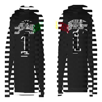 セントクリストファーネイビス 国旗 1 長袖Tシャツ - Kawaiitshirt