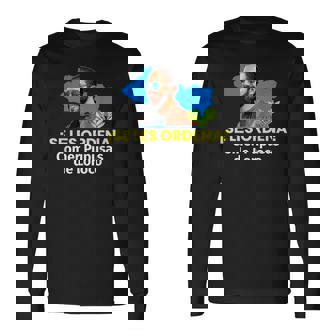 セ・レ・オルデナ・コメール・ププサス・デ・ロロコ、ナイーブ・ブケレ 長袖Tシャツ - Kawaiitshirt