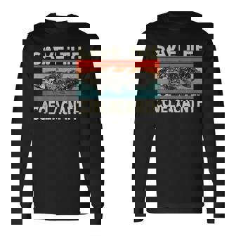 セーブ・ザ・シーラカンス。 長袖Tシャツ - Kawaiitshirt