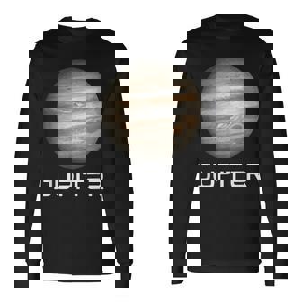 ソーラーシステム プラネット 木星 宇宙 長袖Tシャツ - Kawaiitshirt