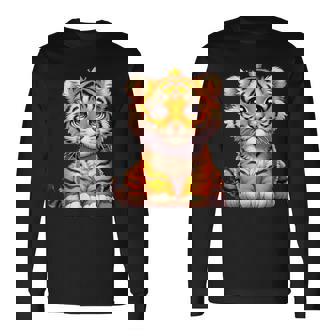 タイガーカブ×可愛いベイビータイガー 長袖Tシャツ - Kawaiitshirt