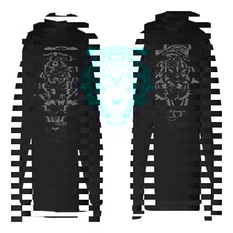 タイガーヘッド 長袖Tシャツ - Kawaiitshirt