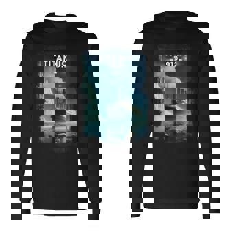 タイタニック号沈没船が1912年に氷山を襲った記念品 長袖Tシャツ - Kawaiitshirt