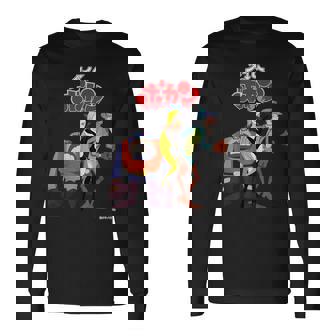 タイムボカン デザインc 長袖Tシャツ - Kawaiitshirt