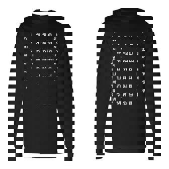 タイ語 アルファベット Abugida 言語 学生 学習者 スピーカー 長袖Tシャツ - Kawaiitshirt