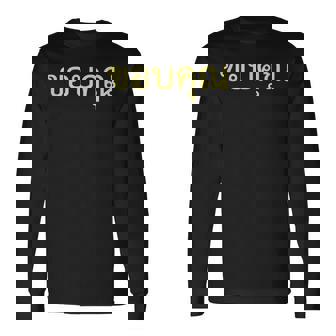 タイ語 面白tシャツ メンズ タイ語での挨拶 ありがとう コープクン 服 おもしろ 長袖Tシャツ - Kawaiitshirt