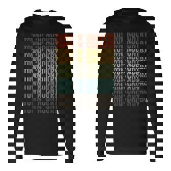 タウンアンドカントリーシティレトロ 長袖Tシャツ - Kawaiitshirt