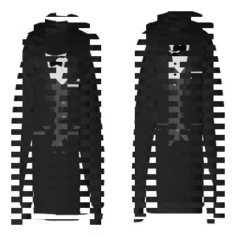 タキシード ハロウィン 結婚式 新郎 プロム コスチューム おもしろtシャツ 長袖Tシャツ - Kawaiitshirt