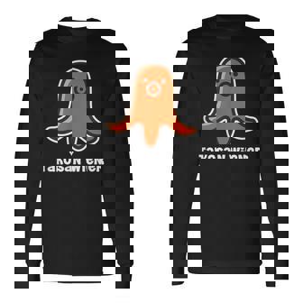 タコさんウインナー たこさん ウインナー Takosan Wiener 食べ物 イラスト かわいい おもしろ 長袖Tシャツ - Kawaiitshirt