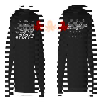 タコさんウインナー たこさん ウインナー 食べ物 イラスト かわいい おもしろ 長袖Tシャツ - Kawaiitshirt