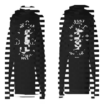 タツノオトシゴ おもしろ 竜の落とし子 かわいい 龍の落とし子 長袖Tシャツ - Kawaiitshirt