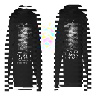 タヒチ フランス領ポリネシア タヒチ 長袖Tシャツ - Kawaiitshirt