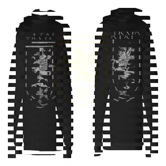 タルタリア-タルタリア帝国グリフィン、タルタリア家紋 長袖Tシャツ - Kawaiitshirt