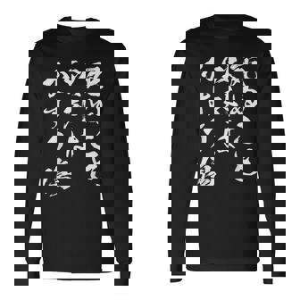 ダイスクラッチ以外、おもしろ、レターズ、メンズ、面白い、服、オリジナル、おもしろグッズ、レター、ネタ、 長袖Tシャツ - Kawaiitshirt