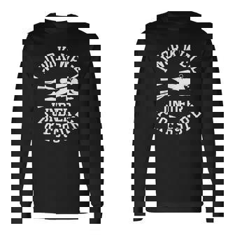 ダイビング I Work Well Under Pressure ダイビング・スポーツ ダイバーの言葉 長袖Tシャツ - Kawaiitshirt