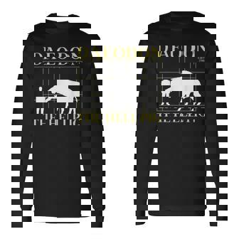 ダエオドン 地獄の豚 先史時代の絶滅した豚 長袖Tシャツ - Kawaiitshirt