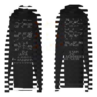 ダックスフンド ヨガシャツ Weiner 瞑想 禅 ヨガ 犬好き 長袖Tシャツ - Kawaiitshirt