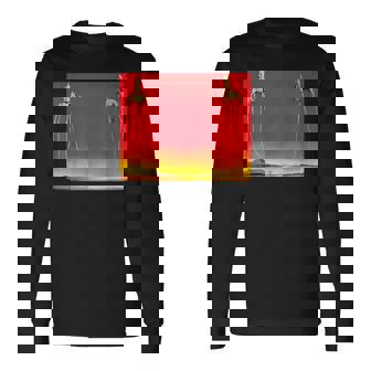 ダリ作 象 長袖Tシャツ - Kawaiitshirt