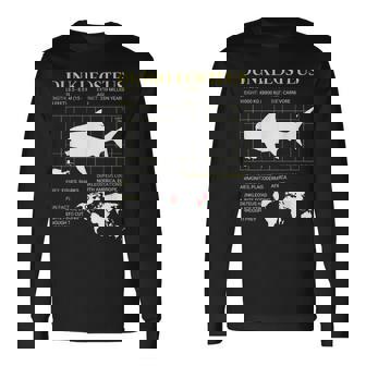 ダンクルオステウス デボン紀の海の怪物 絶滅動物 長袖Tシャツ - Kawaiitshirt