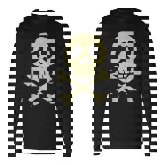 ダンツィヒスタイルのミスフィットハーロックスカル 長袖Tシャツ - Kawaiitshirt