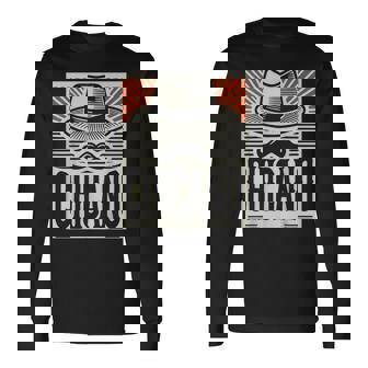 チカーノ ローライダーハット ラティーノ 長袖Tシャツ - Kawaiitshirt