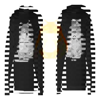 チベットスナギツネ ドット絵 ピクセルアート 虚無 ゲーム レトロゲーム ミーム 長袖Tシャツ - Kawaiitshirt