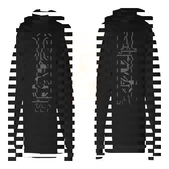 チャオベライタリアコーヒーカップイタリア語引用 長袖Tシャツ - Kawaiitshirt