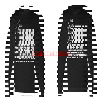 チャップリン Think Different 長袖Tシャツ - Kawaiitshirt