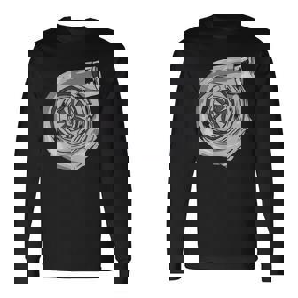 チューニング ターボチャージャー モータースポーツ 車好き 車 ターボ エンジン 長袖Tシャツ - Kawaiitshirt