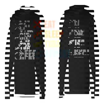 チューバ奏者スケジュール チューバ愛好家 金管楽器 長袖Tシャツ - Kawaiitshirt