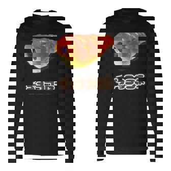 チョココロネ 菓子パン（デリシャス スイーツ）【変なtシャツ屋さん】ポップ かわいい 面白 イラスト デザイン 長袖Tシャツ - Kawaiitshirt