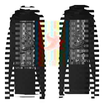 チリペッパー、レッドチリペッパー、レッドホットヴィンテージチリペッパー 長袖Tシャツ - Kawaiitshirt