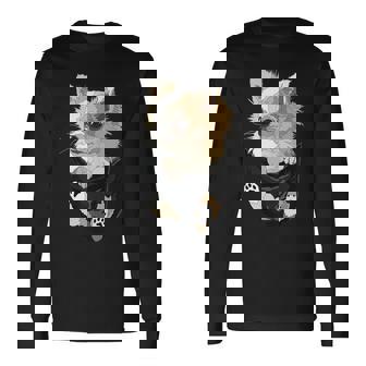 チワワ インポケット チワワ 長髪 チワワ 犬好き 長袖Tシャツ - Kawaiitshirt