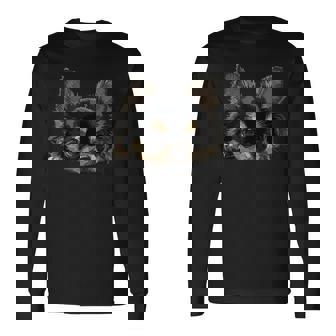 チワワ ロングヘア チワワ 子犬 犬好き ママ パパ 長袖Tシャツ - Kawaiitshirt