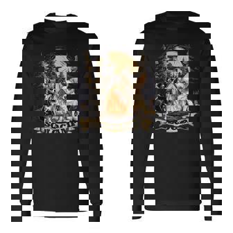 チワワ 面白いtシャツ 犬 キャンプ かわいい メンズ 子供 おもしろ 服 グッズ ネタ ソロキャンプ 長袖Tシャツ - Kawaiitshirt