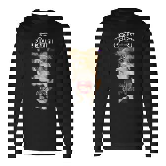 チワワ犬 ムエタイ キックボクシングチャンピオン 長袖Tシャツ - Kawaiitshirt