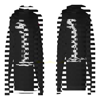 チンアナゴ（Big ビッグ）【どうぶつフレンズ】魚 水族館の生き物 かわいい 面白い 動物 イラスト キャラクター 長袖Tシャツ - Kawaiitshirt