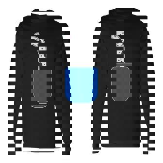 チンアナゴ（いん・ざ・ぽけっと）【どうぶつフレンズ】魚 水族館の生き物 かわいい 面白い 動物 チンアナゴ イラスト 長袖Tシャツ - Kawaiitshirt