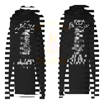 チンギス・ハーン モンゴルの歴史 長袖Tシャツ - Kawaiitshirt