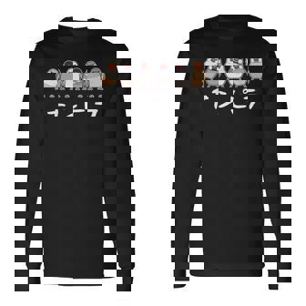 チンピラ文鳥ズ 文鳥 ペット好き 桜文鳥 シナモン文鳥 クリーム文鳥 おもしろ 白文鳥 文鳥好き 長袖Tシャツ - Kawaiitshirt