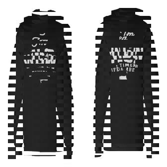 チームウィルソン生涯メンバーファニーネームウィルソン 長袖Tシャツ - Kawaiitshirt