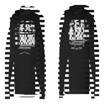 チームタナカ 誇り高き家族メンバー 田中 長袖Tシャツ - Kawaiitshirt