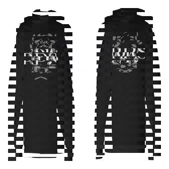 チームパパスプラウドファミリーメンバー 長袖Tシャツ - Kawaiitshirt