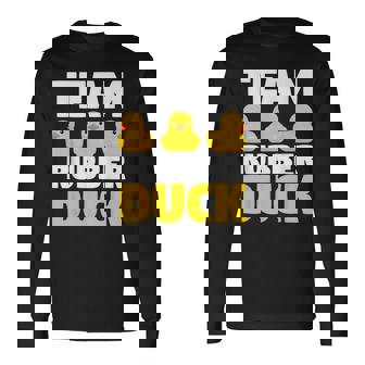 チームラバーダックラバーダック。 長袖Tシャツ - Kawaiitshirt