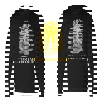 ツタンカーメン ゴールドマスク ツタン王 ファラオ 古代エジプト 長袖Tシャツ - Kawaiitshirt