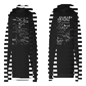 テクニックス・スクール・オブ・ミュージック 長袖Tシャツ - Kawaiitshirt